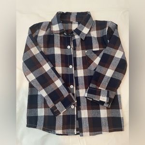 Carters Toddler Button Up Flannel